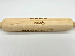 The Lord's Prayer Rolling Pin REVERSED TEXT