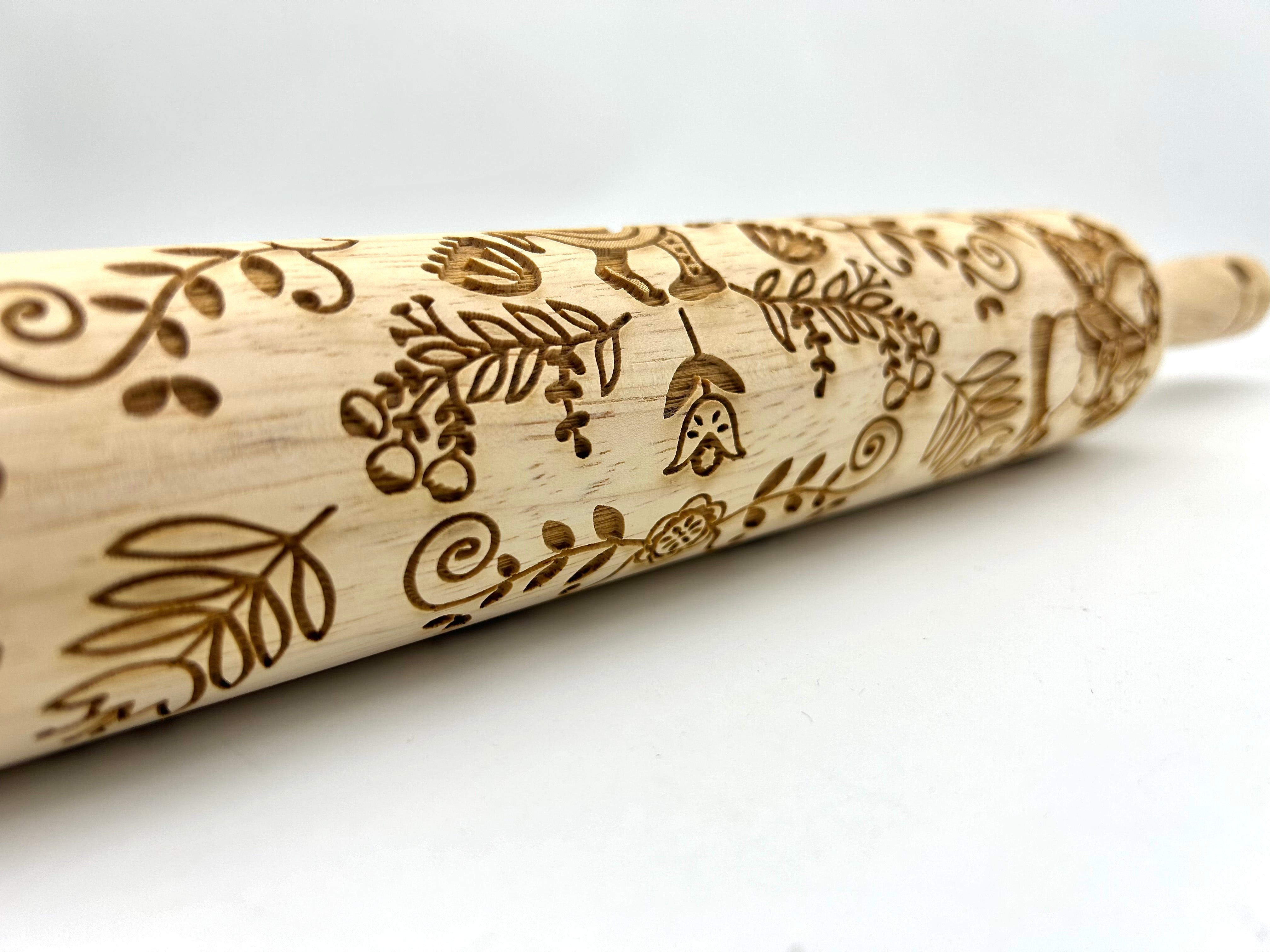 Embossed Norwegian Dancers Rolling Pin – Baking & Pottery