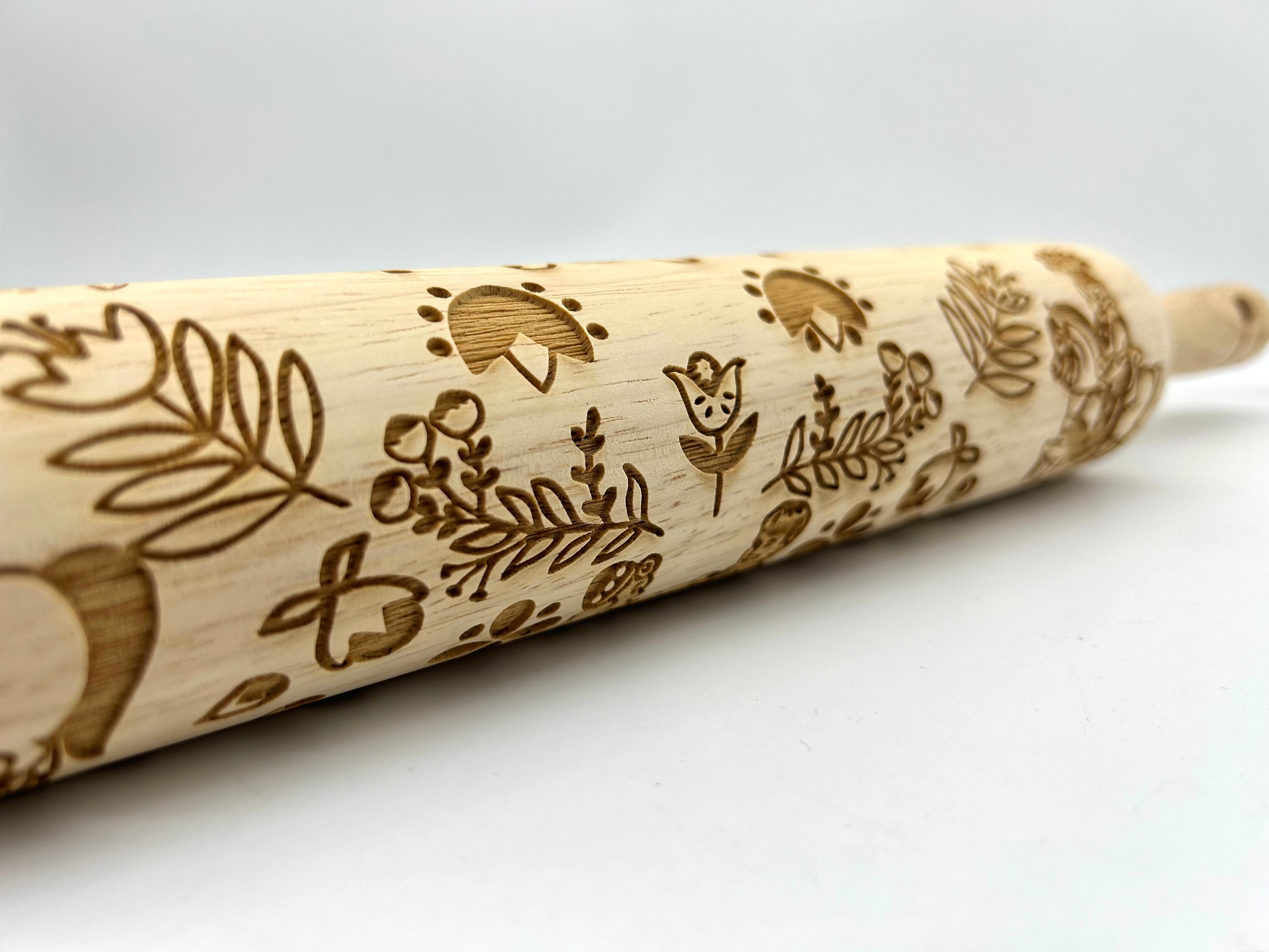 Embossed Norwegian Dancers Rolling Pin – Baking & Pottery