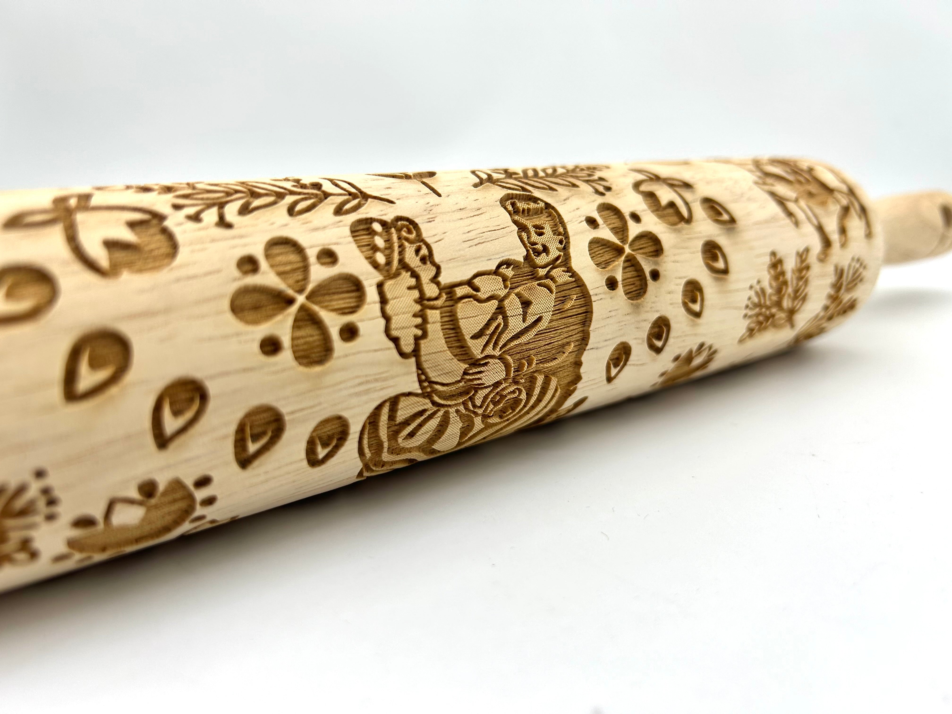 Embossed Norwegian Dancers Rolling Pin – Baking & Pottery