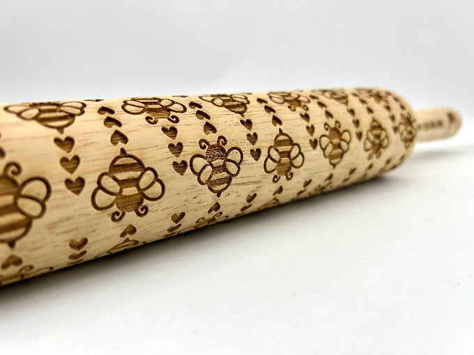 Embossed Baby Bees Rolling Pin – Baking & Crafting