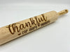 Embossed Rolling Pin: Thankful (Decor rolling pin)