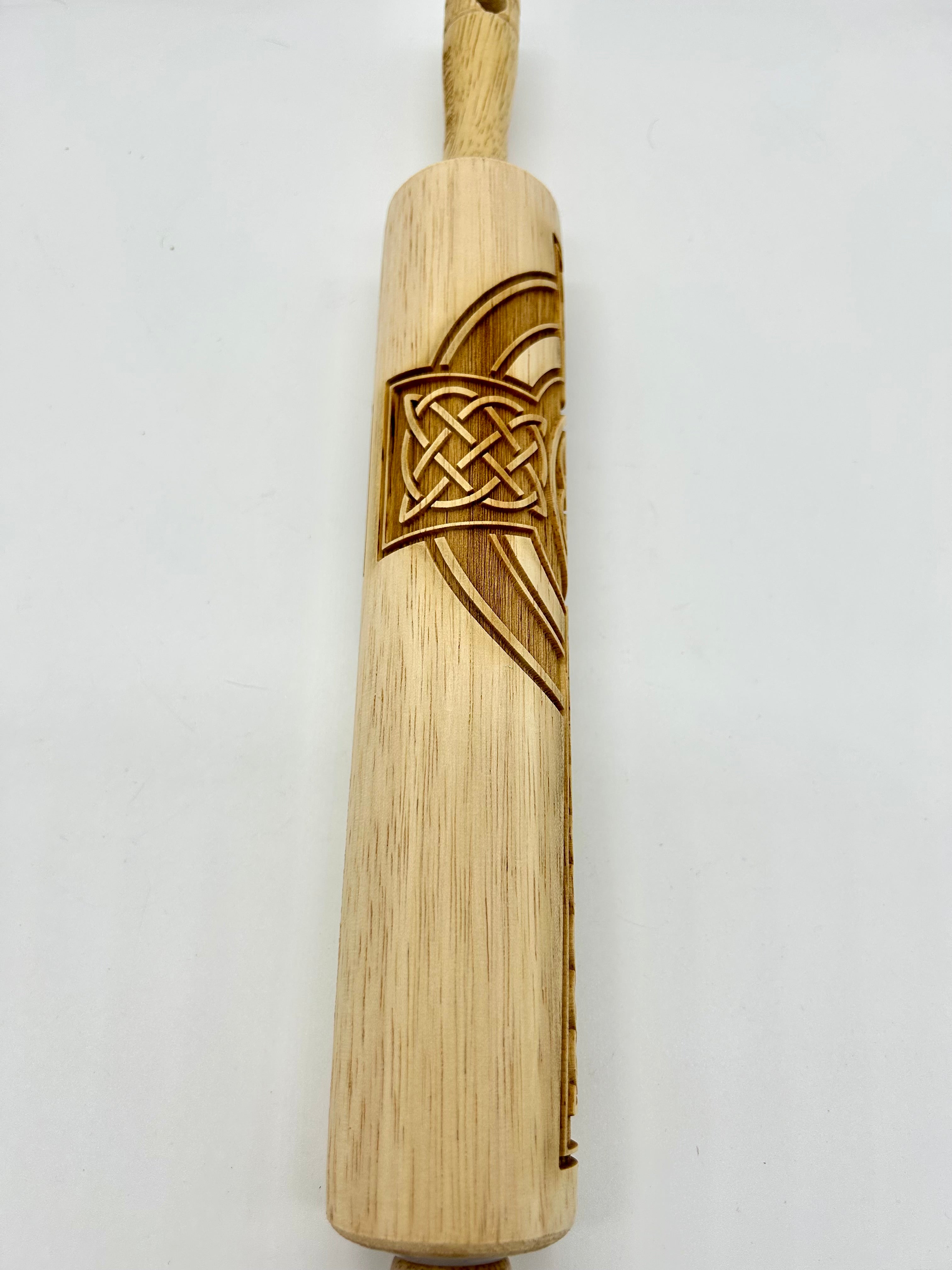 Embossed Large Celtic Cross Rolling Pin – Pottery