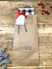 Gift Bag: Tall Kraft Paper Gift Bag