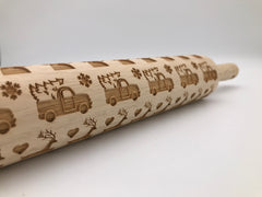 Quilted Christmas Rolling Pin