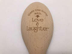 Wooden Spoon: Bless This Home With Love and Laughter