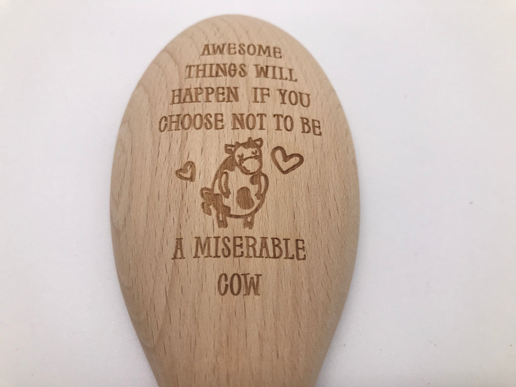 Wooden Spoon: Awesome Things Will Happen if You Choose Not To Be A Miserable Cow