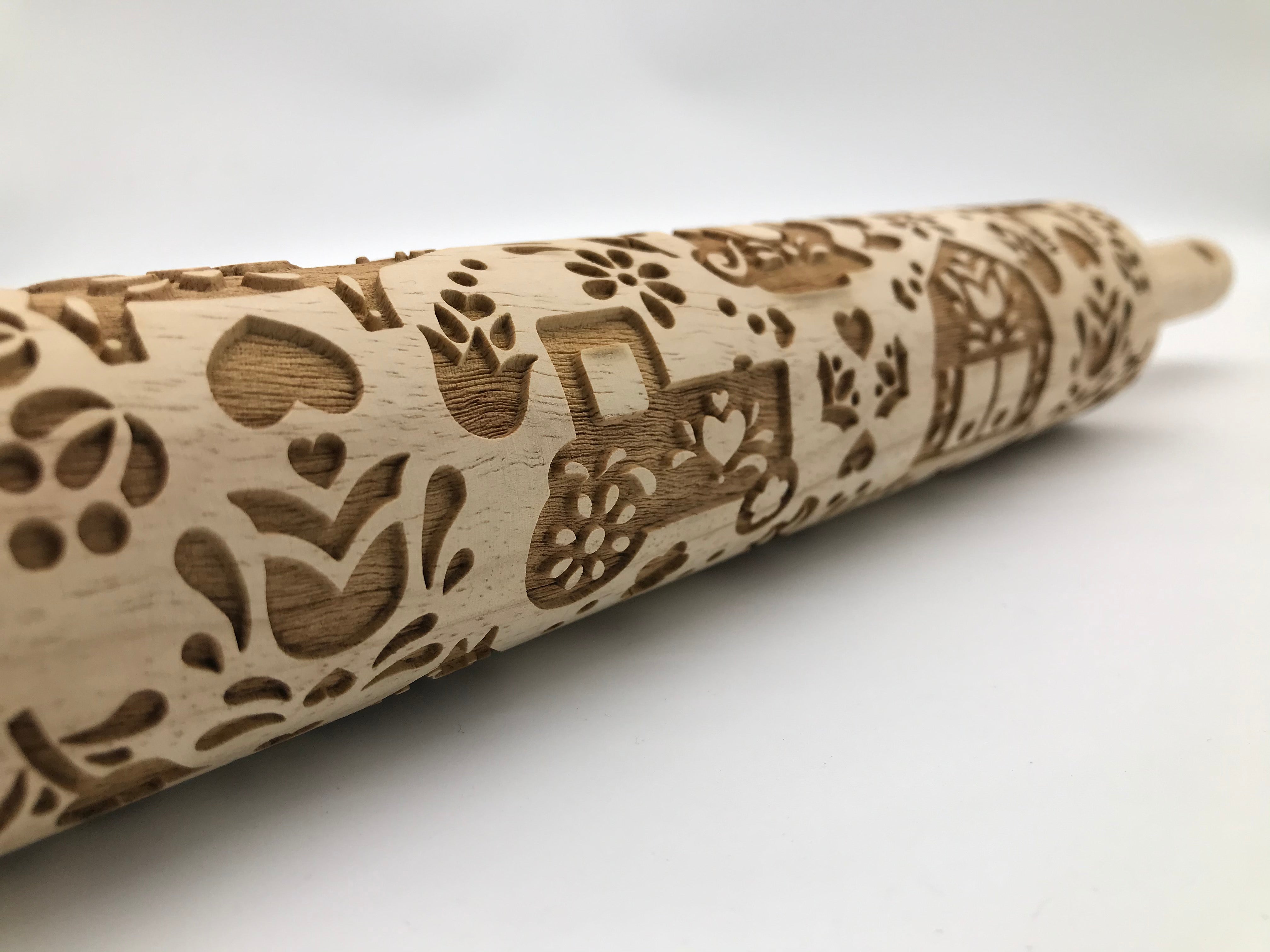 Farm Dala Embossed Rolling Pin – Baking & Pottery