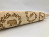 Woodland Animals Embossed Rolling Pin