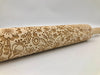 Bella's Bountiful Garden Embossed Rolling Pin - Pottery