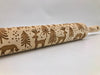 Deer and Trees Embossed Rolling Pin – Pottery & Baking