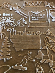 Montana State Rolling Pin
