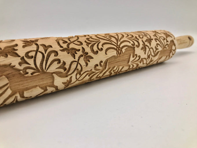 Embossed All the Pretty Horses Rolling Pin