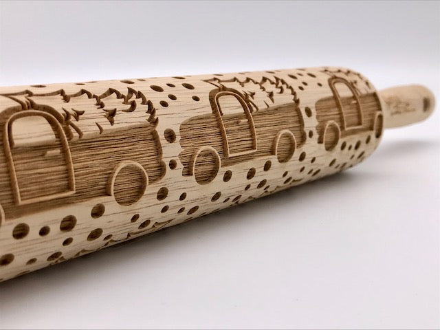 Christmas Truck Rolling Pin