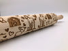 Embossed Baby Farm Animals Rolling Pin –Bakers & Potters