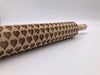 Small Hearts Embossed Rolling Pin for Pottery & Baking