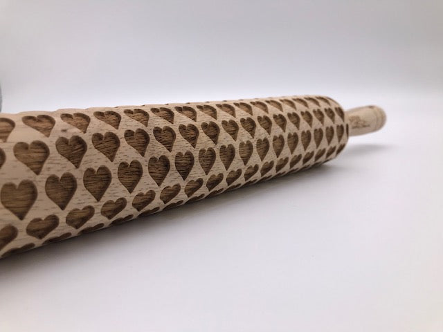 Hearts Rolling Pin (small)