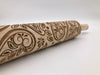 Embossed Paisley Rolling Pin – Pottery & Baking