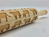 Embossed Cows Rolling Pin – Baking & Crafting