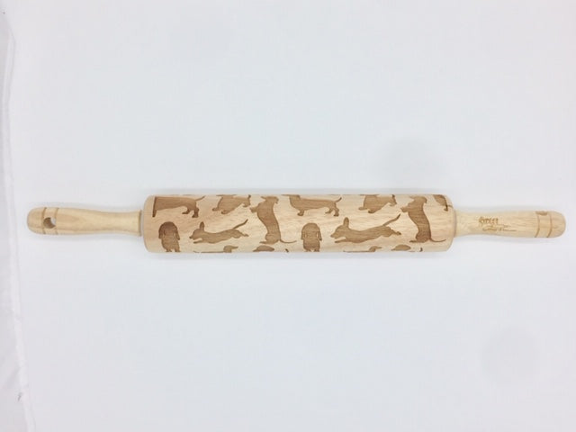 Embossed Dachshund Dogs Rolling Pin – Baking & Crafting