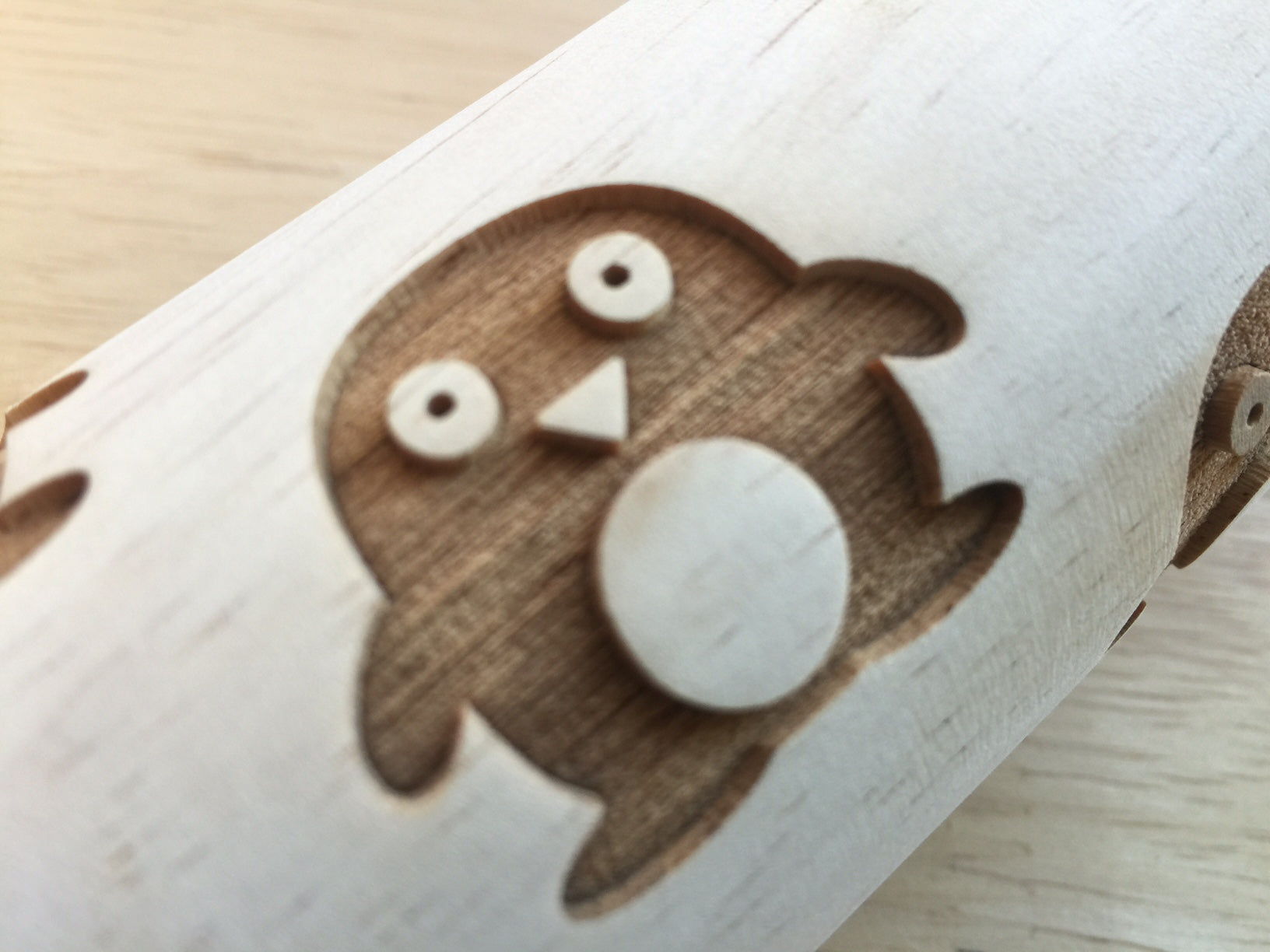 Embossed Penguins Rolling Pin – Cookies & Pottery