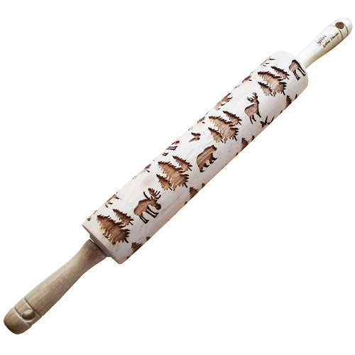 Embossed Mountain Scenery Rolling Pin – Baking & Potters