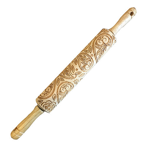 Embossed Paisley Rolling Pin – Pottery & Baking