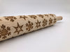 Snow Flakes Rolling Pin